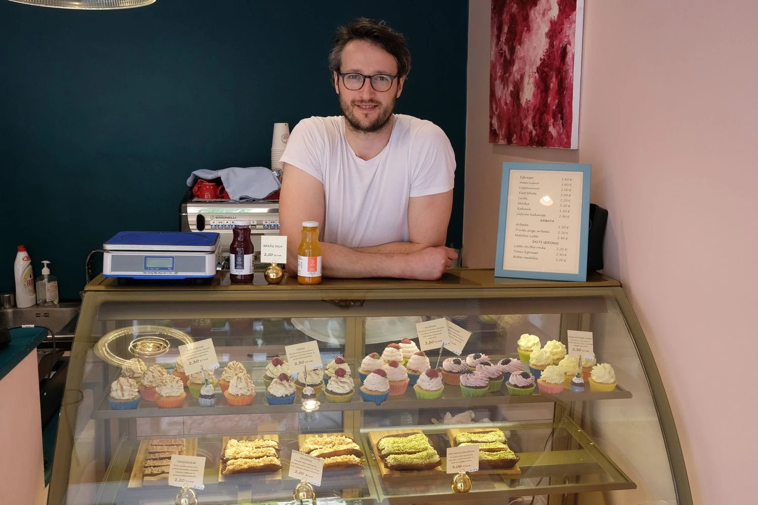 Povilas Jankauskas, kavinės „Vanilinis dangus“ savininkas. Vladimiro Ivanovo (VŽ) nuotr.