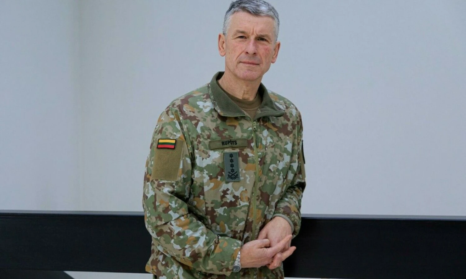 Valdemaras Rupšys, generolas, Lietuvos kariuomenės vadas. Vladimiro Ivanovo (VŽ) nuotr.
