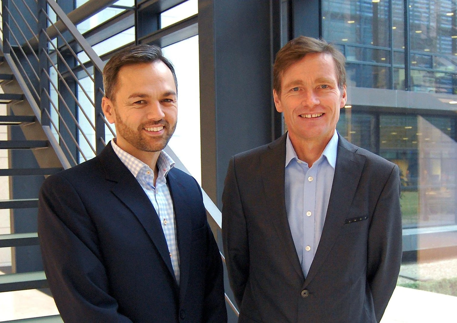 Robertas Naessas ir Clausas Vormas, „Global Stable Equity Fund“ fondo valdytojai. „Nordea“ nuotr.