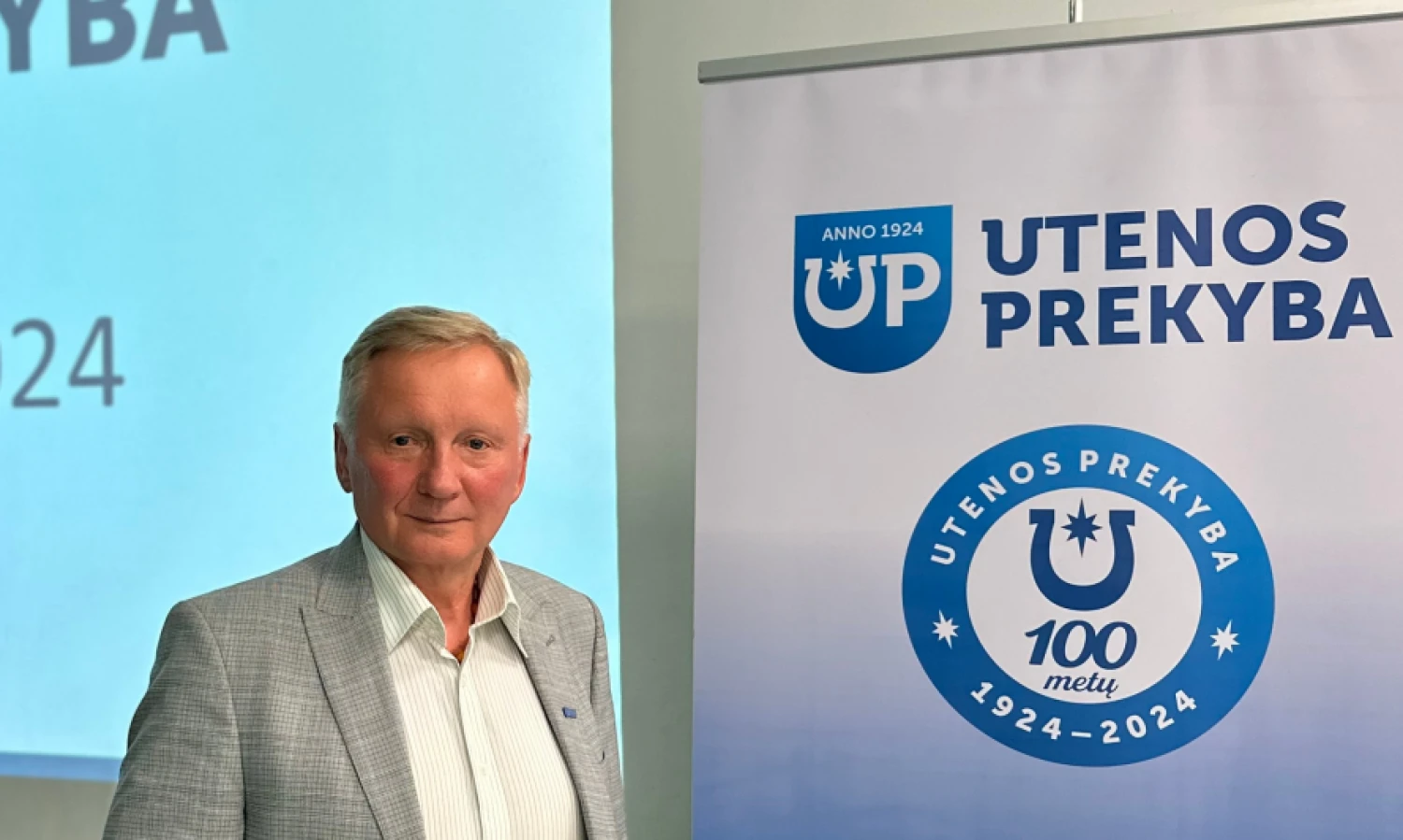 Robertas Miliauskas, UAB „Utenos prekyba“ vadovas: „Vietos gamintojams sudarome geresnes sąlygas parduoti jų išaugintą ir pagamintą produkciją, o gyventojams – patogiau apsipirkti.“
