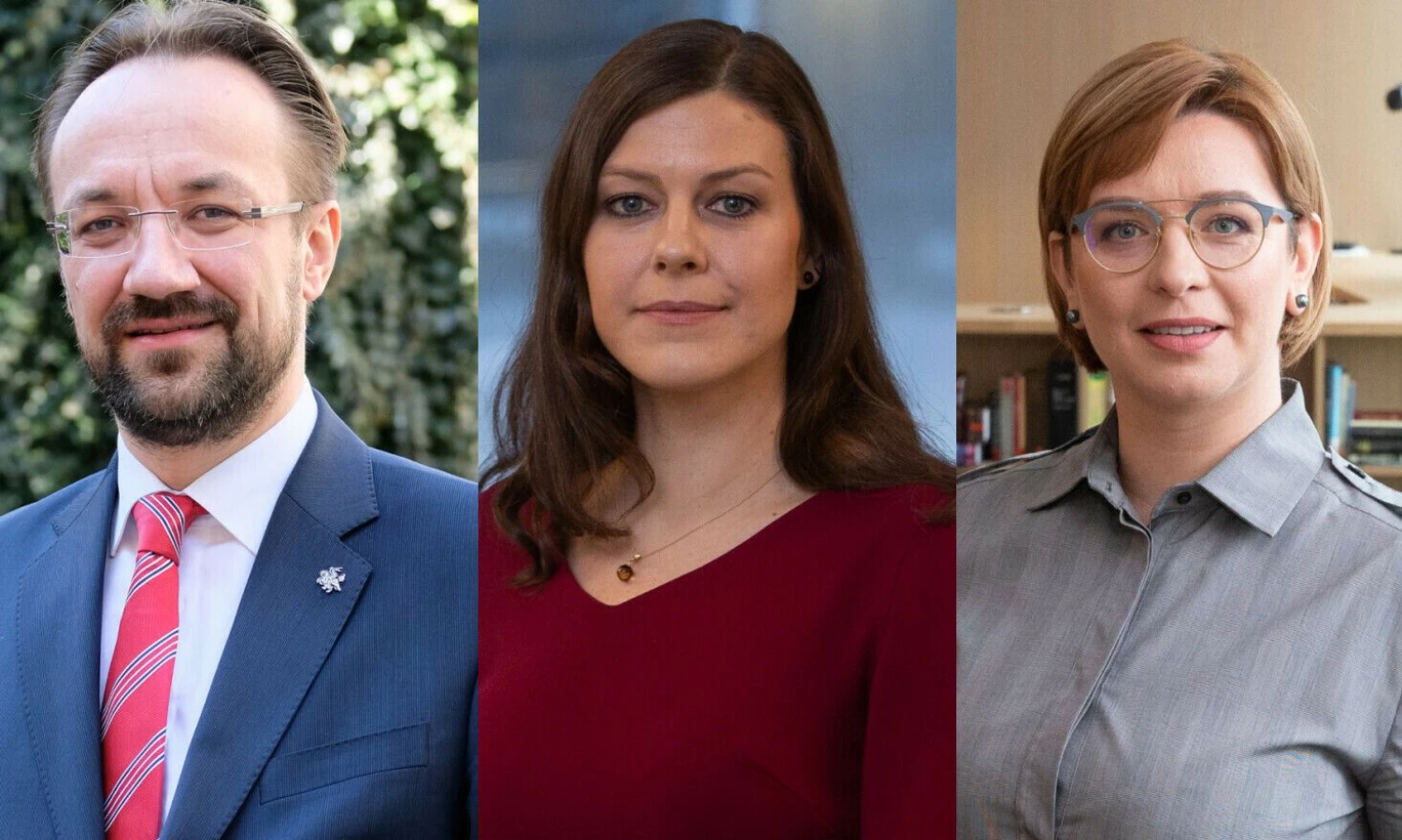 Gediminas Šimkus, Lietuvos banko valdybos pirmininkas, Indrė Genytė-Pikčienė, „INVL Asset Management“ vyriausioji ekonomistė, Saulė Dagilytė, advokatų kontoros „Sorainen“ partnerė. VŽ koliažas.