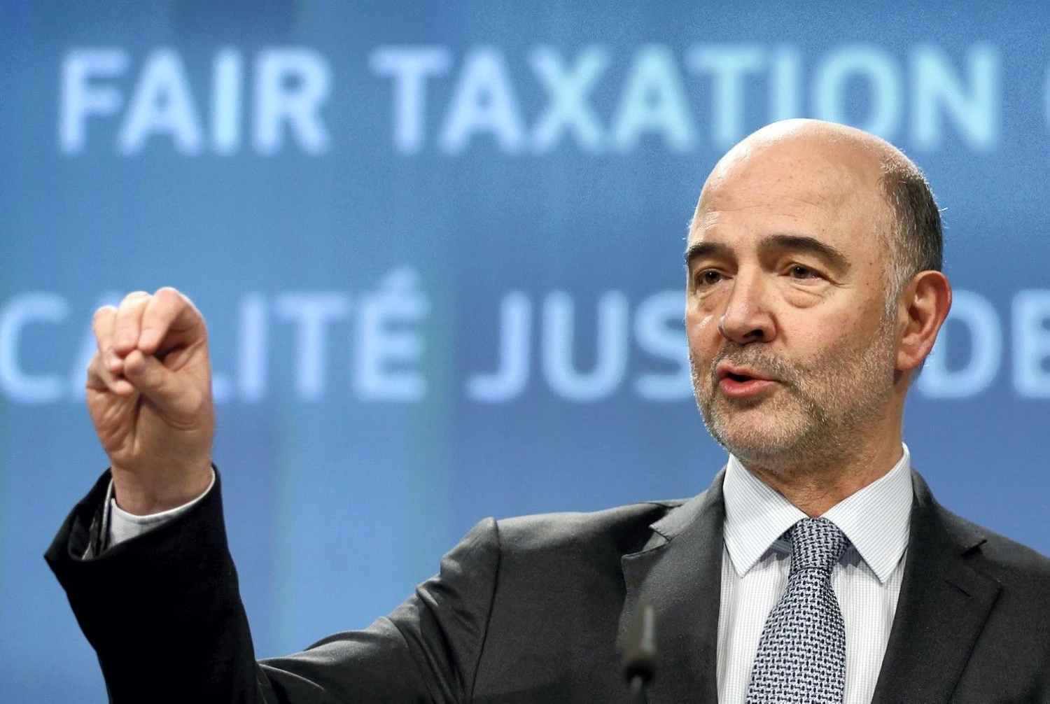 Pierre’as Moscovici, Europos Komisijos komisaras, atsakingas už mokesčius. Francois Lenoir („Reuters“ / „Scanpix“) nuotr.