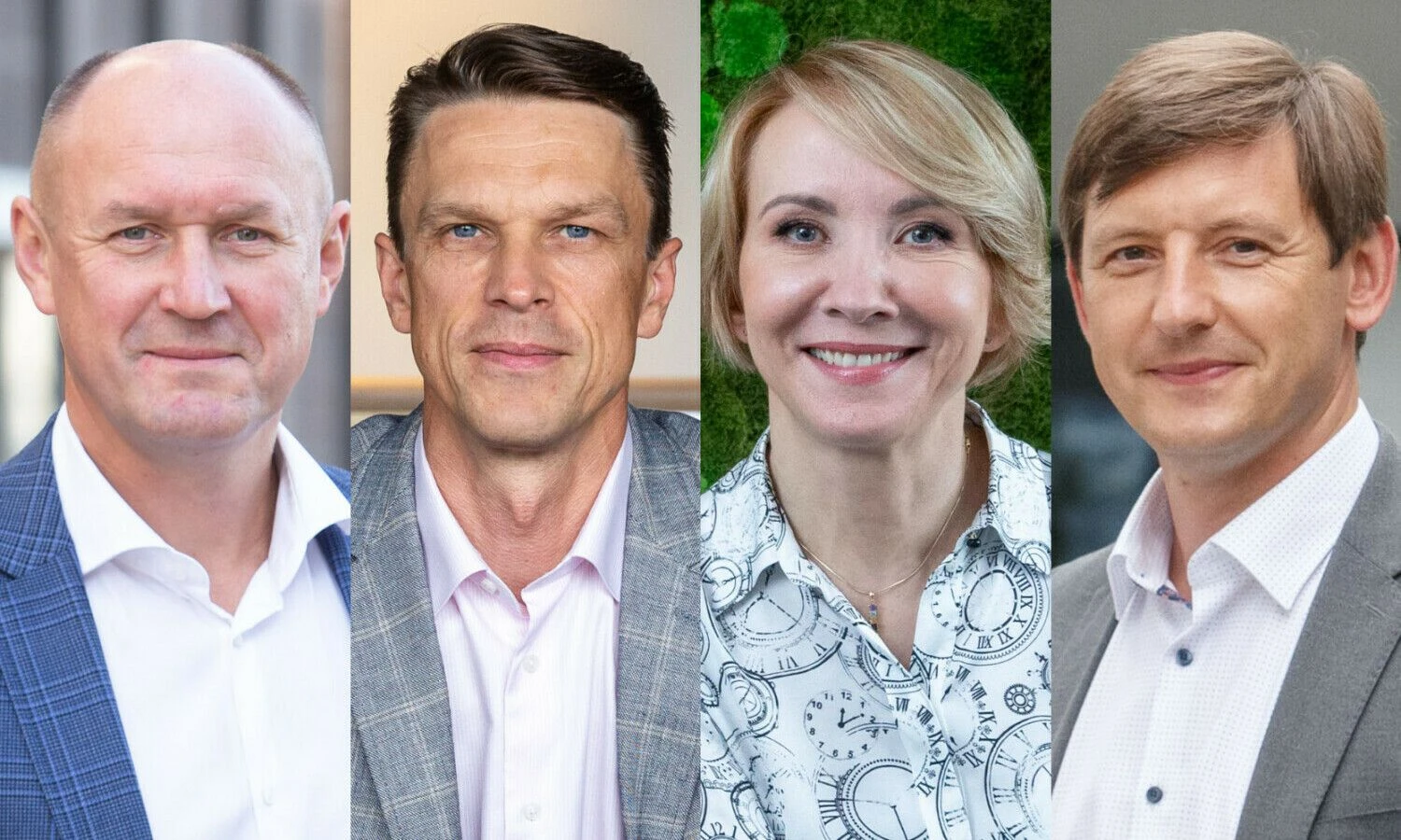 Kęstutis Vanagas, „YIT Lietuvos“ vadovas, Julius Dovidonis, „Realco“ vadovas, Dalia Andrulionienė, „Omberg Group“ generalinė direktorė, Martynas Žibūda, „Eikos“ plėtros vadovas.