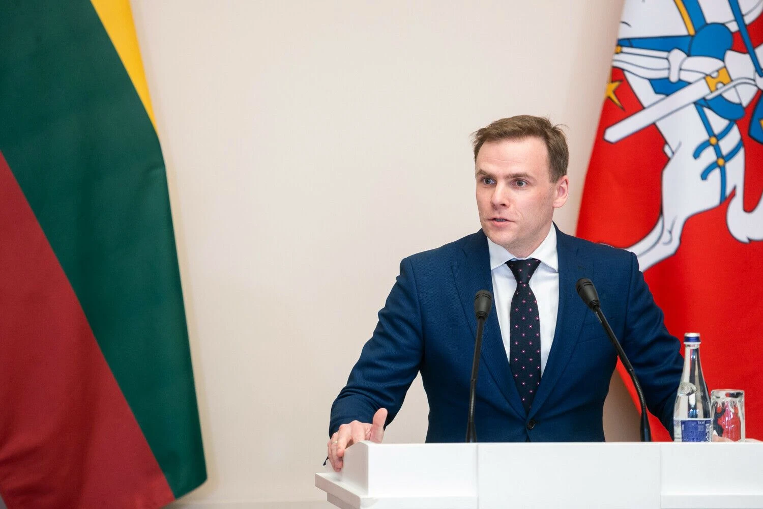 Mindaugas Lingė, BFK pirmininkas. Žygimanto Gedvilos (BNS) nuotr.