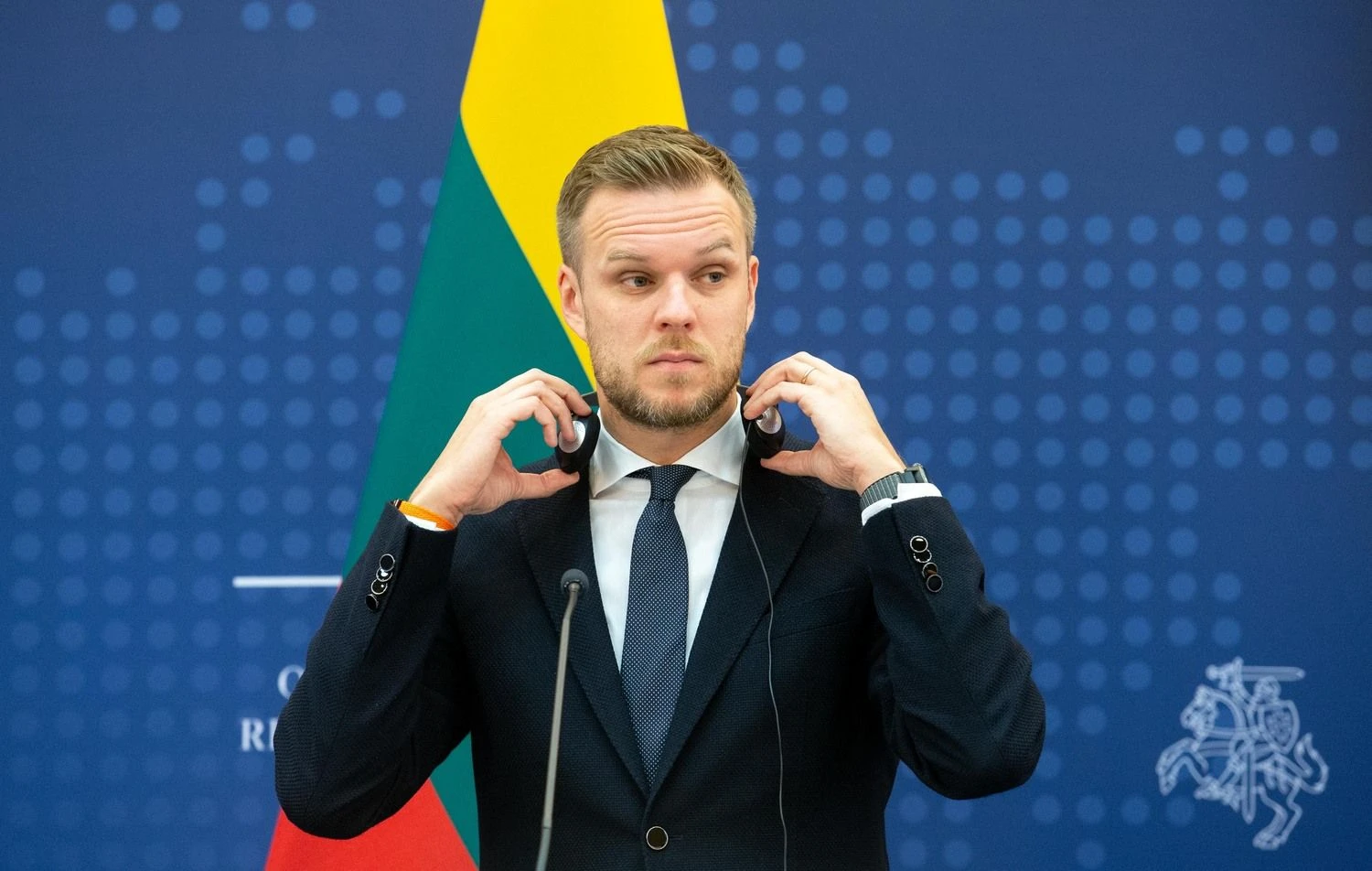 Gabrielius Landsbergis, Lietuvos užsienio reikalų ministras. Juditos Grigelytės (VŽ) nuotr.
