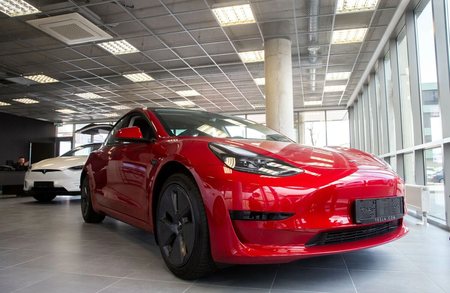 Lietuvos įmonėms sausio 1 d. priklausė 278 automobiliai „Tesla“. Juditos Grigelytės (VŽ) nuotr.