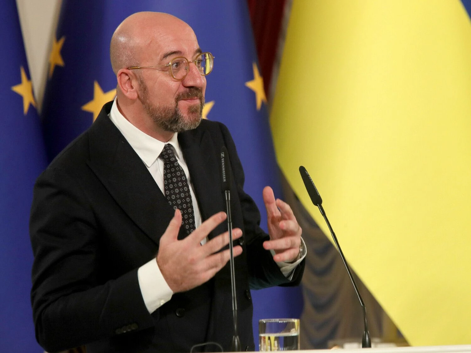 Charles'is Michelis, EVT pirmininkas. Pavlo Bahmut (SIPA / „Scanpix“) nuotr.