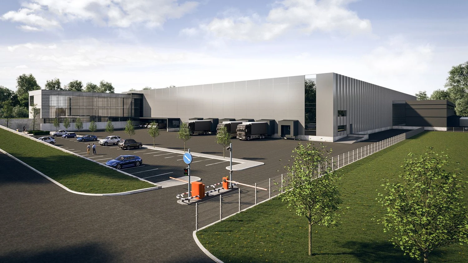 Bendrovės vizualizacija.