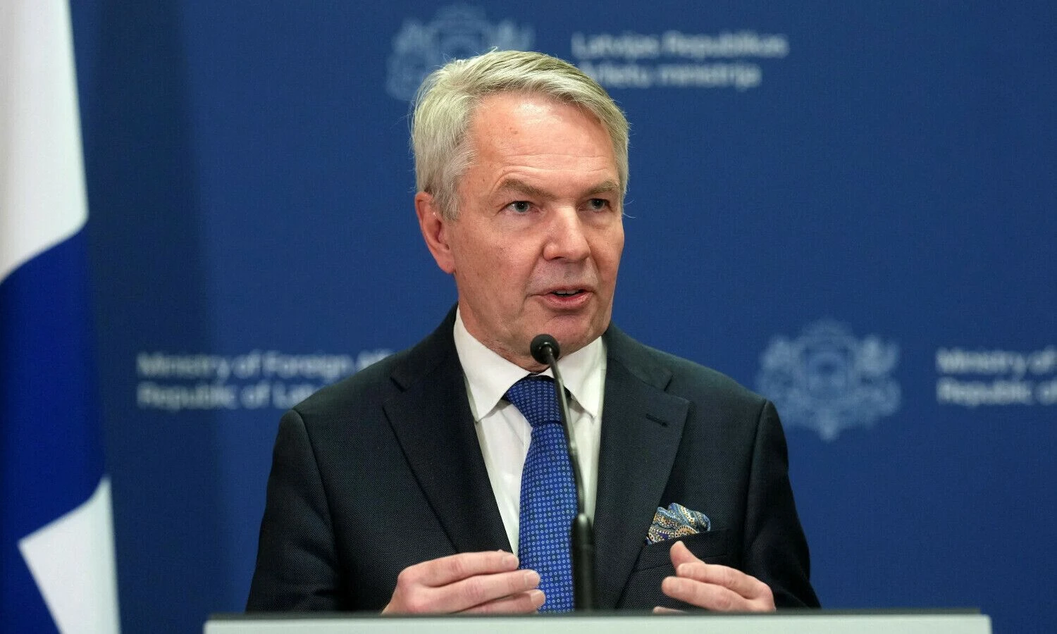 Suomijos užsienio reikalų ministras Pekka Haavisto. Into Kalnino („Reuters“ / „Scanpix“) nuotr.