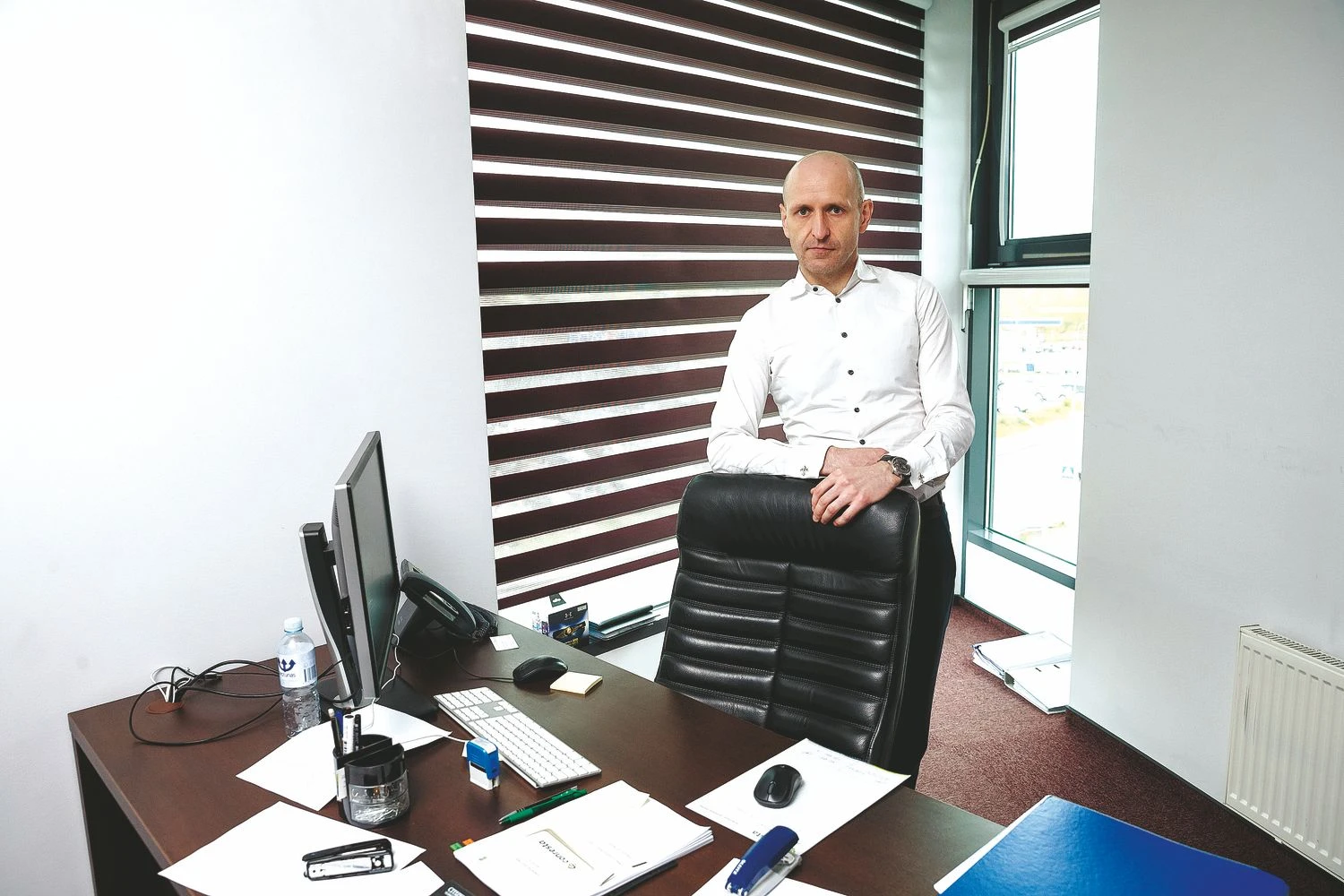 Lukas Laukaitis, statybų UAB „Conresta“ direktorius. Vladimiro Ivanovo (VŽ) nuotr.