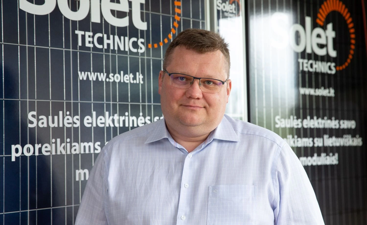 Andrius Karazinas, UAB „Solet Technics“ generalinis direktorius. Juditos Grigelytės (VŽ) nuotr.