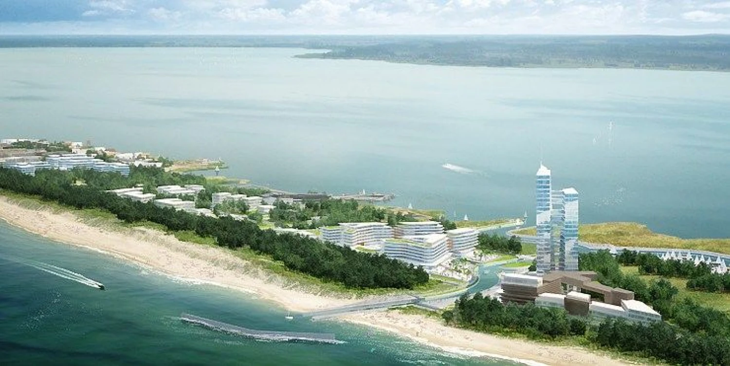 Skaičiuojama, kad projekto „Dune City“ įgyvendinimas kainuos apie milijardą eurų.
Bendrovės „Firmus Group“ vizualizacija
