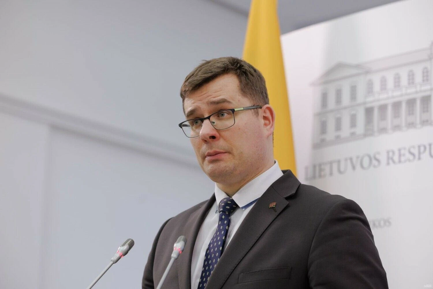 Laurynas Kasčiūnas, Lietuvos Krašto apsaugos ministras. Vladimiro Ivanovo (VŽ) nuotr.