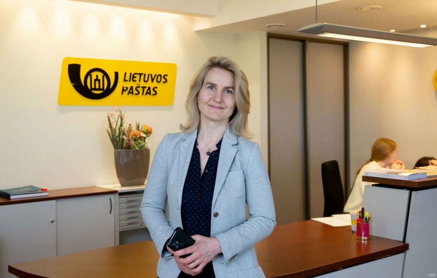 Asta Sungailienė, Lietuvos pašto generalinė direktorė. Juditos Grigelytės (VŽ) nuotr.