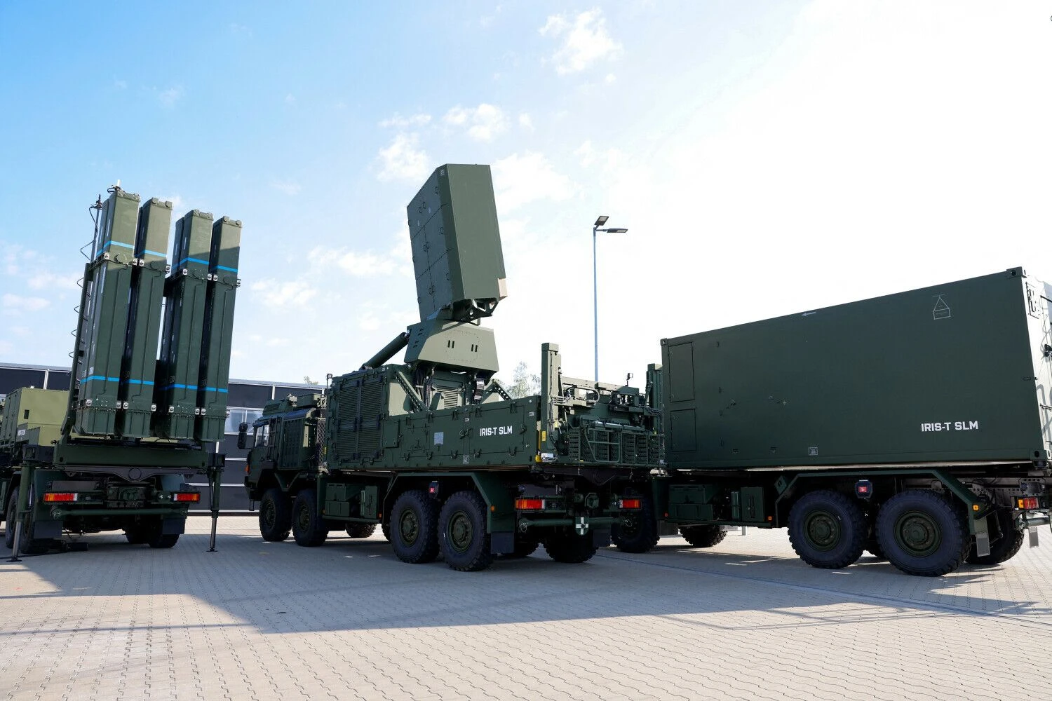 Oro gynybos sistema IRIS-T SLM. Heiko Beckerio („Reuters“/„Scanpix“) nuotr.