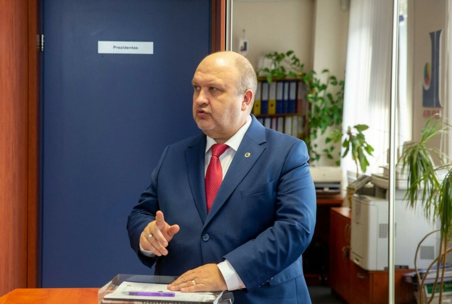 Zenonas Buivydas, „Linavos“ generalinis sekretorius. Juditos Grigelytės (VŽ) nuotr.