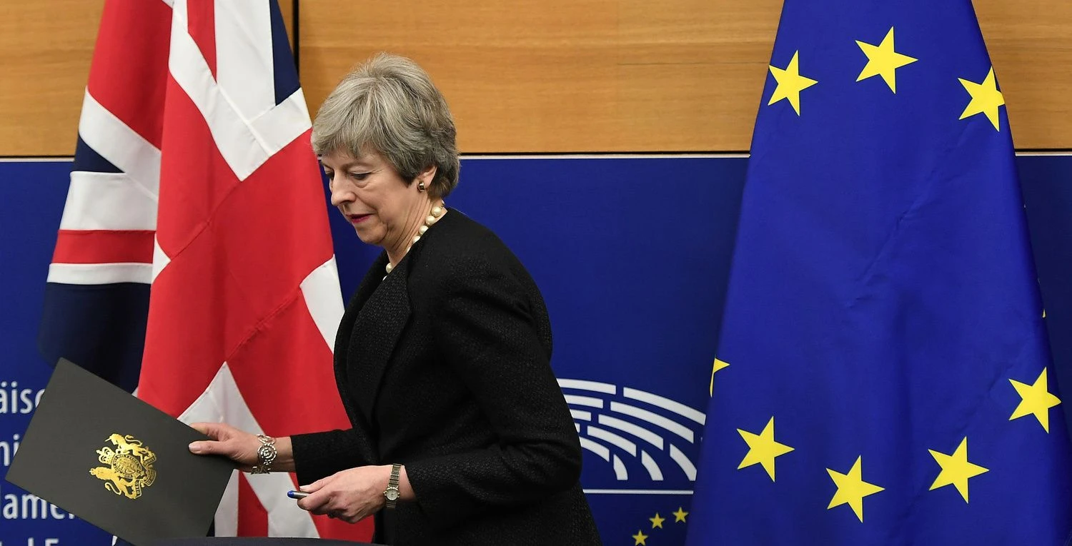 Theresa May, JK premjerė. Fredericko Florino (AFP /„Scanpix“) nuotr.