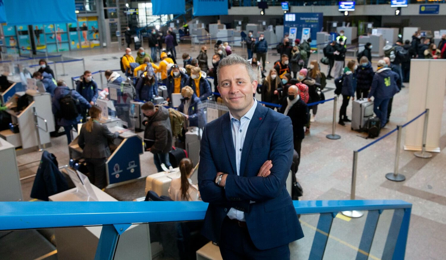 Arnas Dūmanas, Lietuvos oro uostų operacijų ir infrastruktūros departamento vadovas. Juditos Grigelytės (VŽ) nuotr.