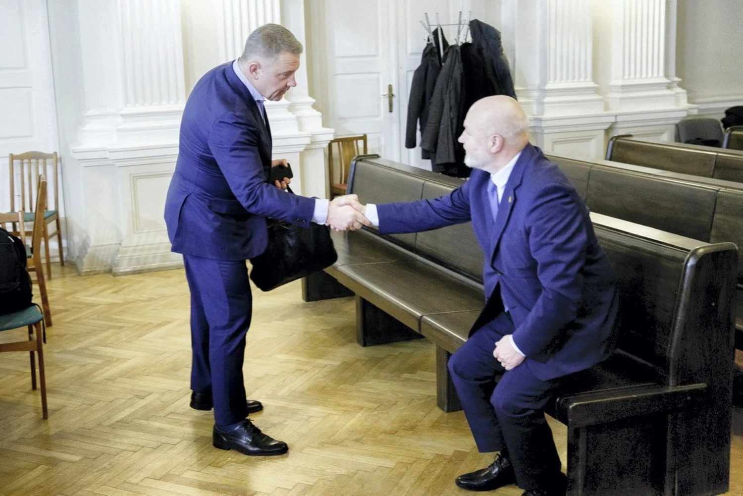 E. Gentvilas, E. Masiulis. Josvydo Elinsko (15mins.lt) nuotr.