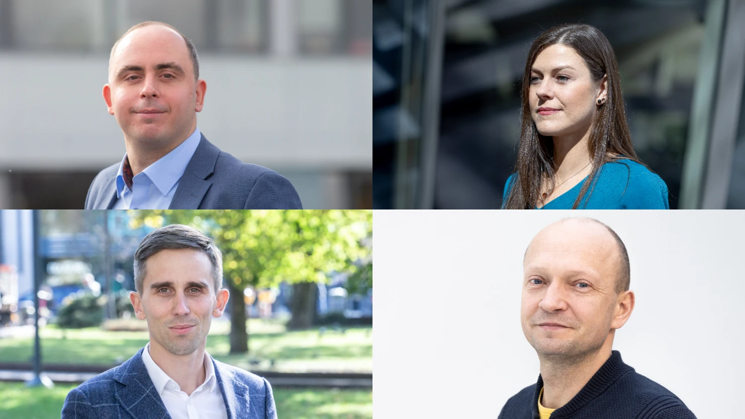 Aleksandras Izgorodinas, Indrė Genytė-Pikčienė, Tadas Povilauskas, Nerijus Mačiulis. VŽ koliažas.