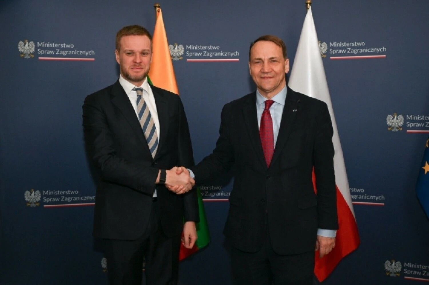 Lietuvos ir lenkijos užsienio reikalų ministrai. Užsienio reikalų ministerijos nuotr.