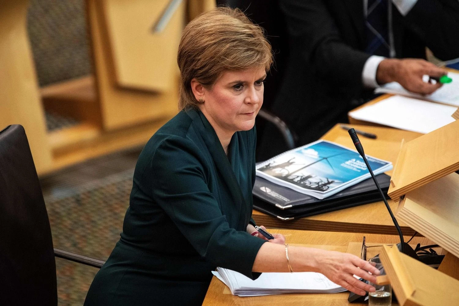 Nicola Sturgeon. Andy Buchanan („AFP“ / „Scanpix“) nuotr. 
