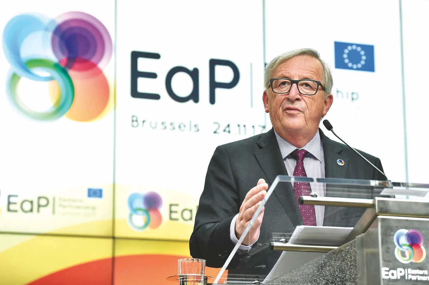 Jeanas Claude’as Junckeris, Europos Komisijos vadovas. Erico Vidalo („Reuters“ / „Scanpix“) nuotr.