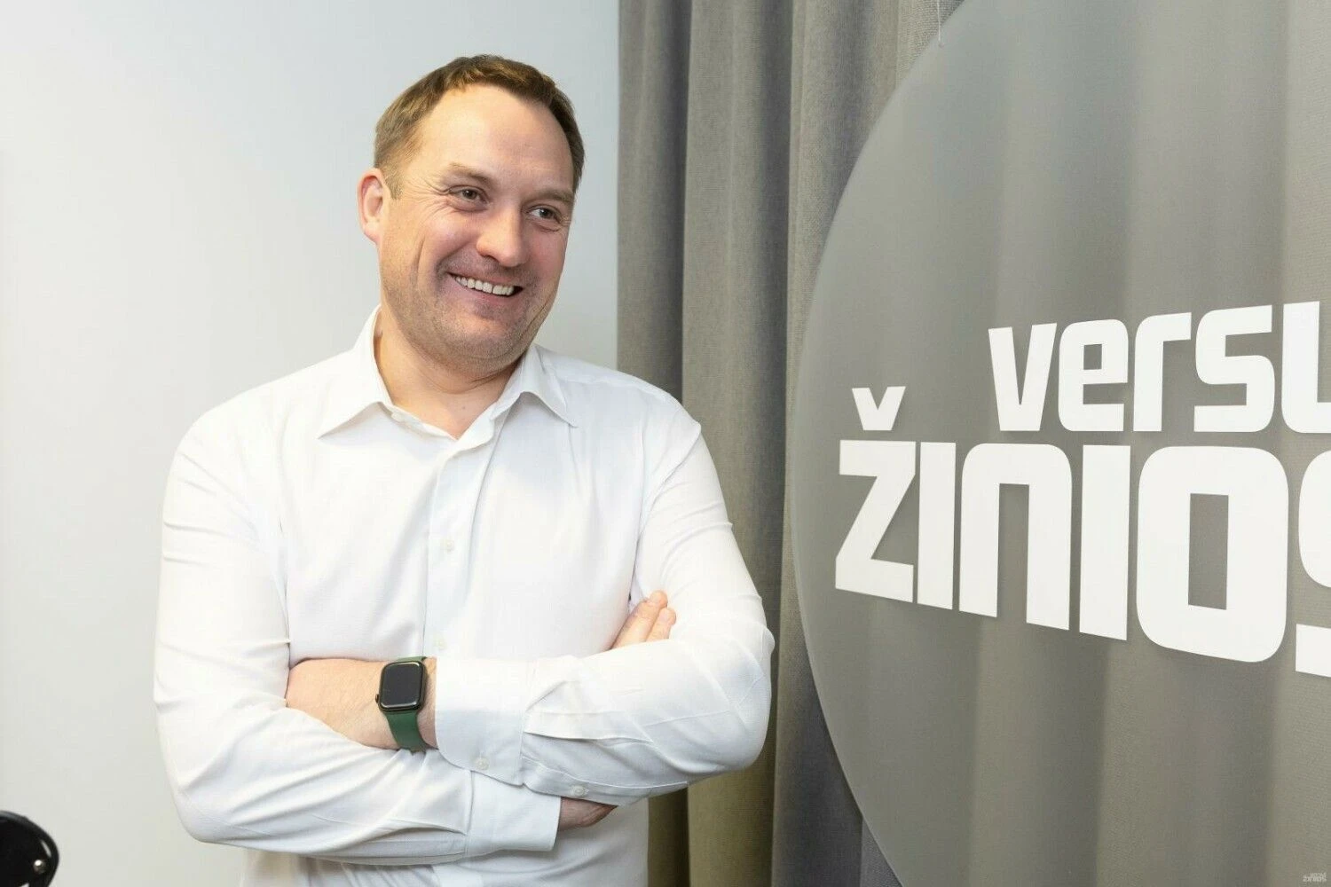 Simonas Gustainis, „BaltCap“ vadovaujantysis partneris. Juditos Grigelytės (VŽ) nuotr.