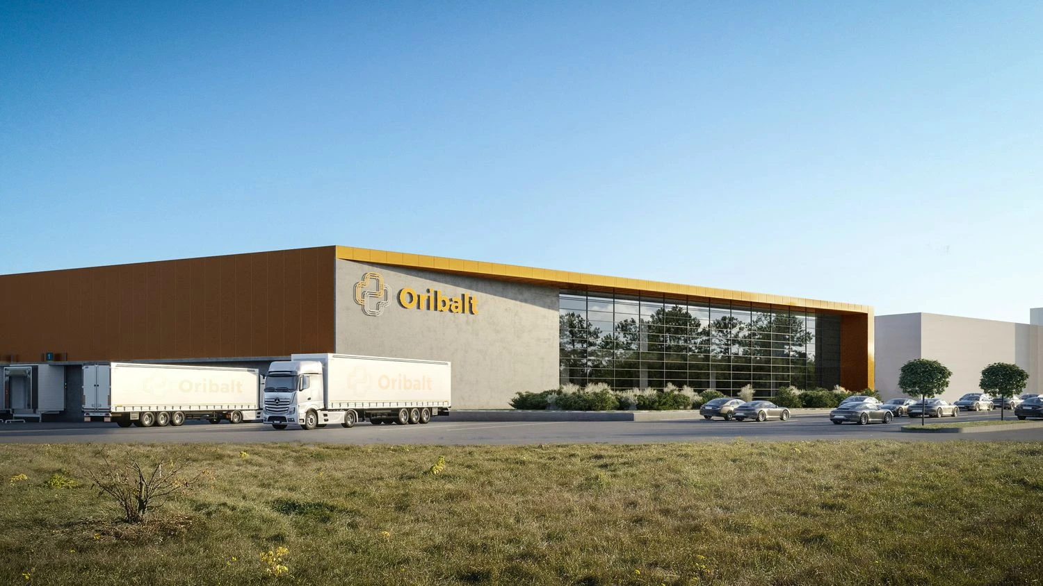 Bendrovės vizualizacija.