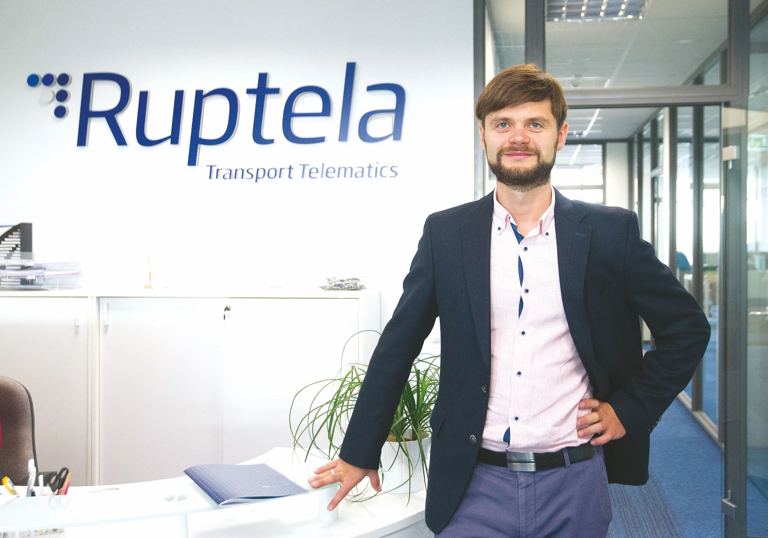 Andrius Rupšys, UAB „Ruptela“, vadovas, įsitikinęs, kad optimizavimas pirmiausia turi rūpėti logistikos įmonėms, kuriose duomenų srautai labai dideli. Juditos Grigelytės (Vž) NUOTR.