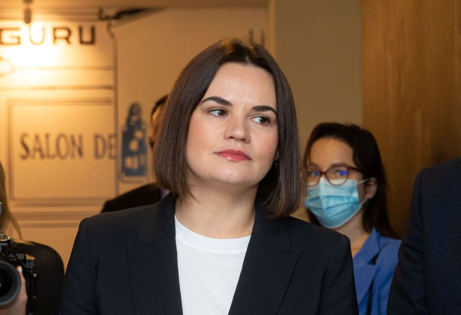 Sviatlana Cichanouskaja, Vilniuje gyvenanti Baltarusijos opozicijos lyderė. Juditos Grigelytės (VŽ) nuotr.