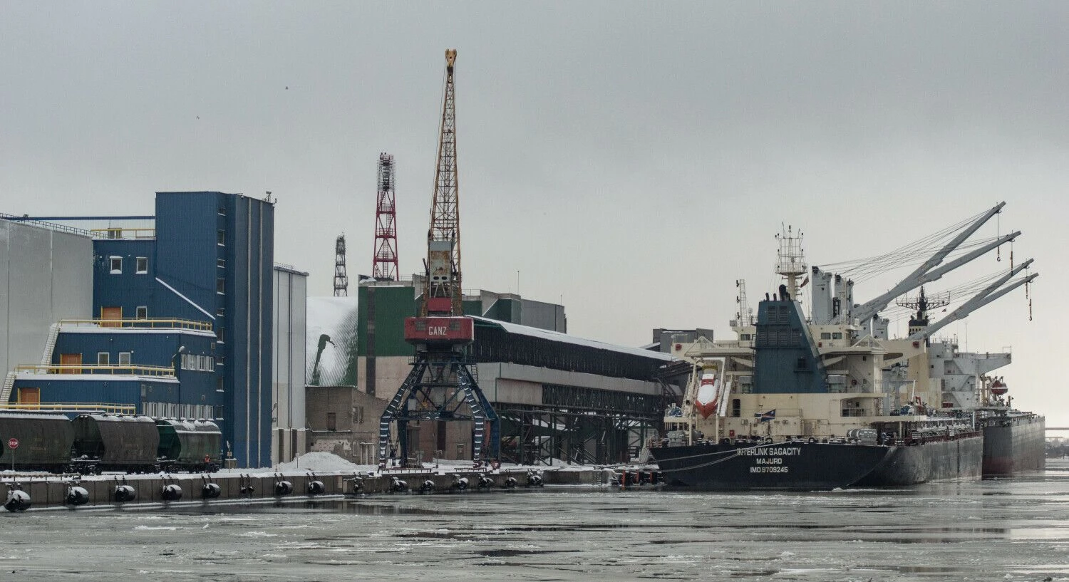 Birių krovinių terminalas. Algimanto Kalvaičio nuotr.