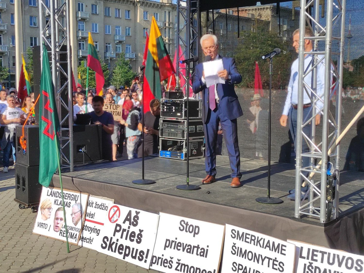 Mintingas prie LR Seimo. Vladimiro Ivanovo (VŽ) nuotr.