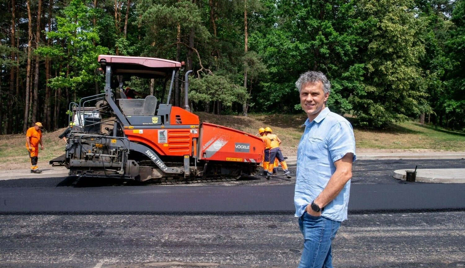 Ramūnas Šilinis, UAB „Kauno keliai“ generalinis direktorius. Juditos Grigelytės (VŽ) nuotr.