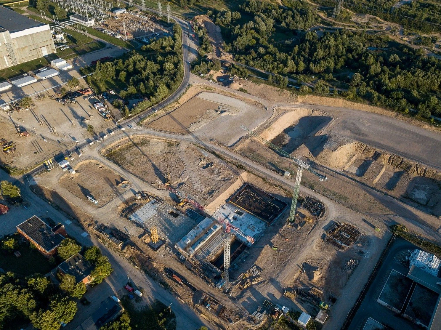 Statoma Vilniaus kogeneracinė jėgainė, prie Gariūnų turgaus. Vladimiro Ivanovo (VŽ) nuotr.