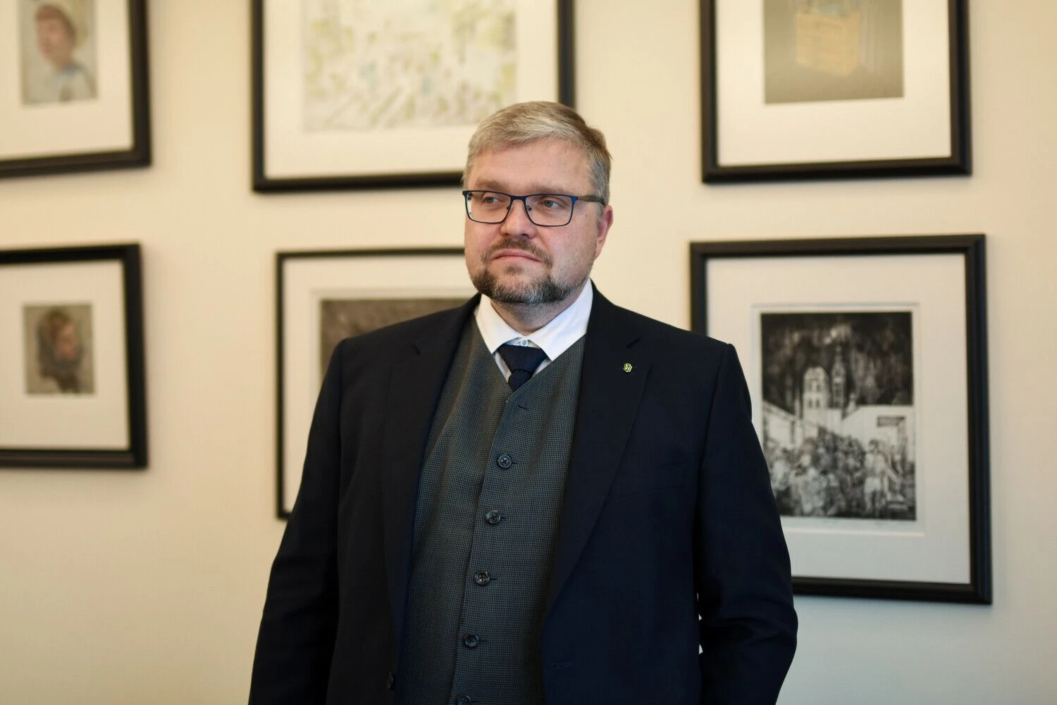Vitas Vasiliauskas, premjerės patarėjas valstybės tarnybos klausimais. Ryčio Galadausko nuotr.