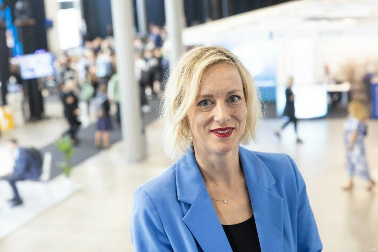 Nicole Arming, „Roche“ sveikatos priežiūros sistemos formavimo ir personalizuotos sveikatos priežiūros vadovė. Juditos Grigelytės (VŽ) nuotr.