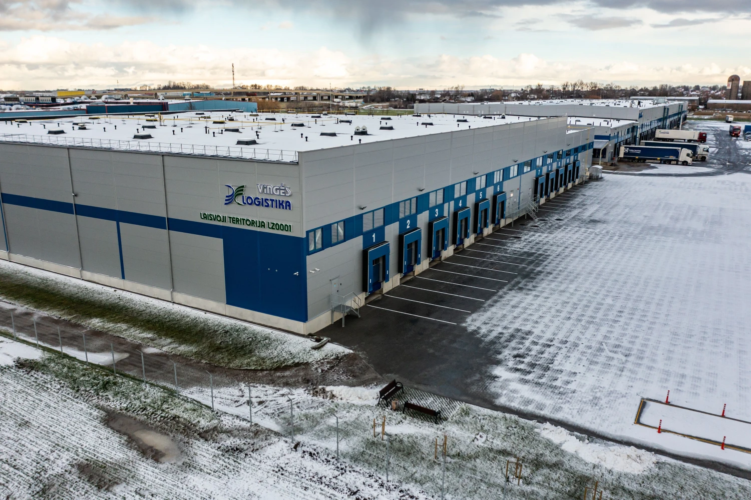 Šiuo metu Klaipėdos LEZ „Vingės logistikos“ naudojamų sandėlių plotas padidėjo iki 28.000 kv. m. Įmonės nuotr.