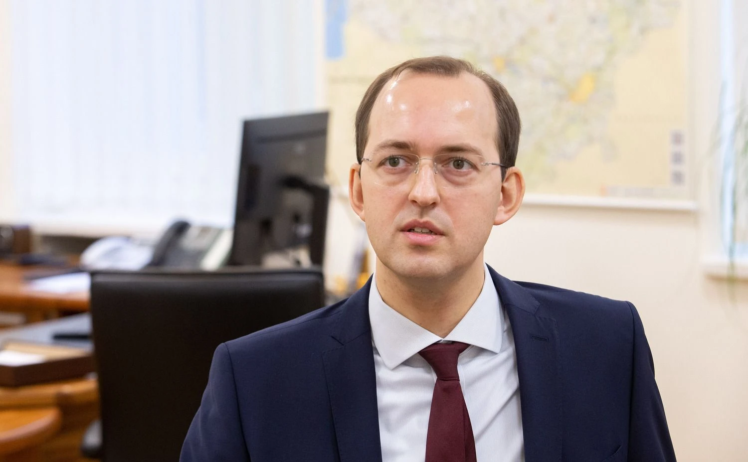 Marius Skuodis, susisiekimo ministras. Juditos Grigelytės (VŽ) nuotr.