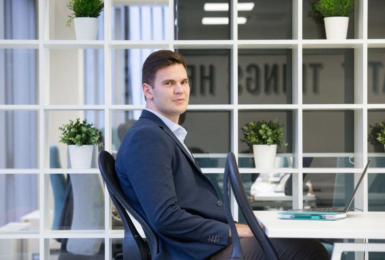 Mantas Matuzas, bendrovės UAB „Baltic Oceans Robotics Baltics“ vadovas, teigia, kad Lietuvoje įmonės mąsto, kaip dirbti našiau panaudojant robotus. 
Juditos grigelytės nuotr.