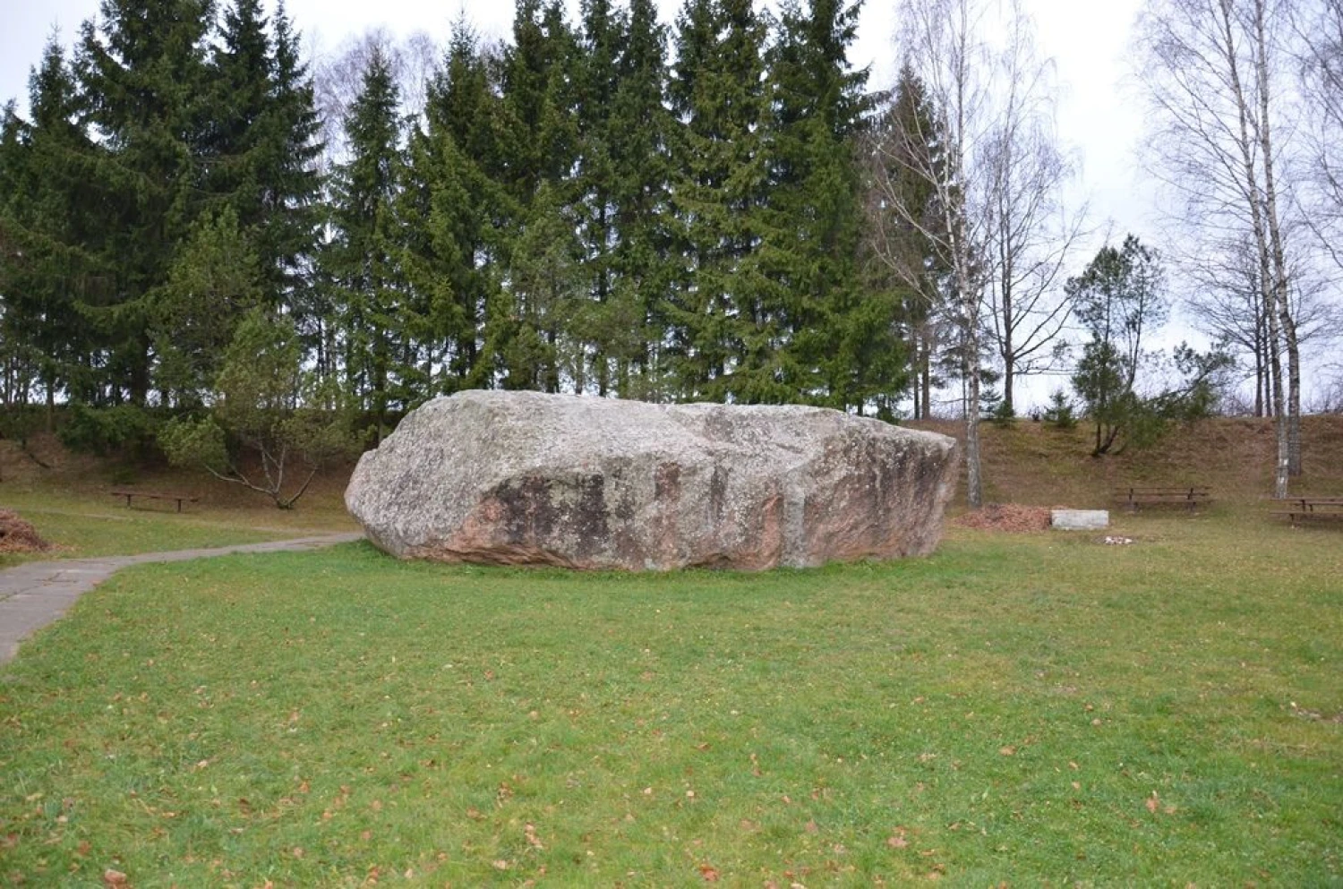 Didžiausias Lietuvoje – Barstyčių/Puokės akmuo. VSTT nuotr. 