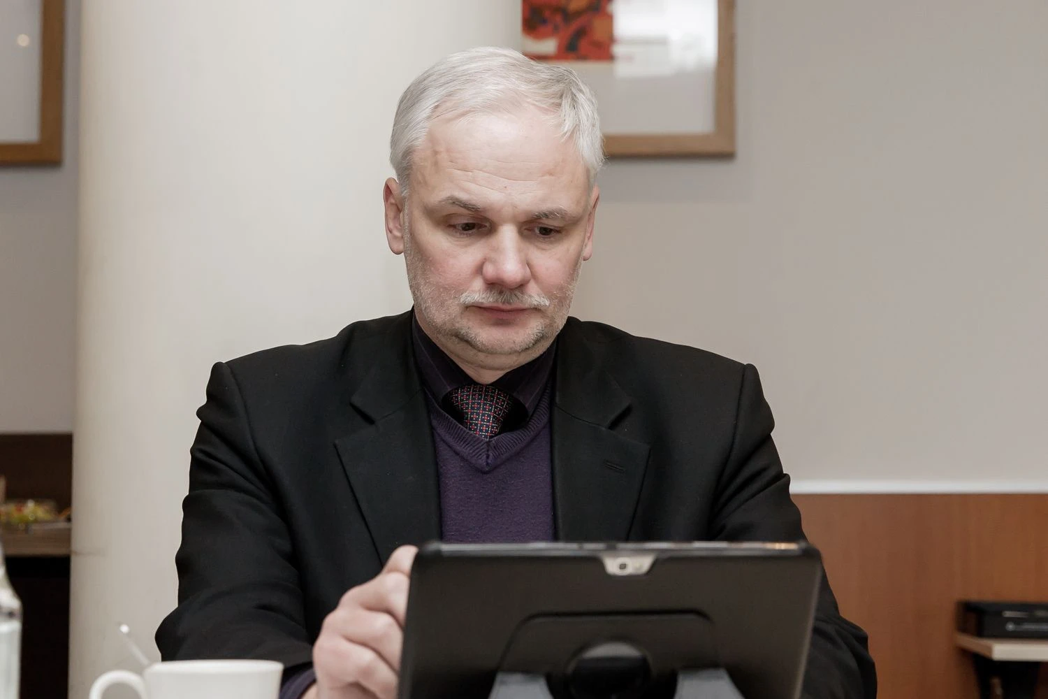 Saulius Žilinskas, „Creditreform Lietuvos“ direktorius. Juditos Grigelytės (VŽ) nuotr.