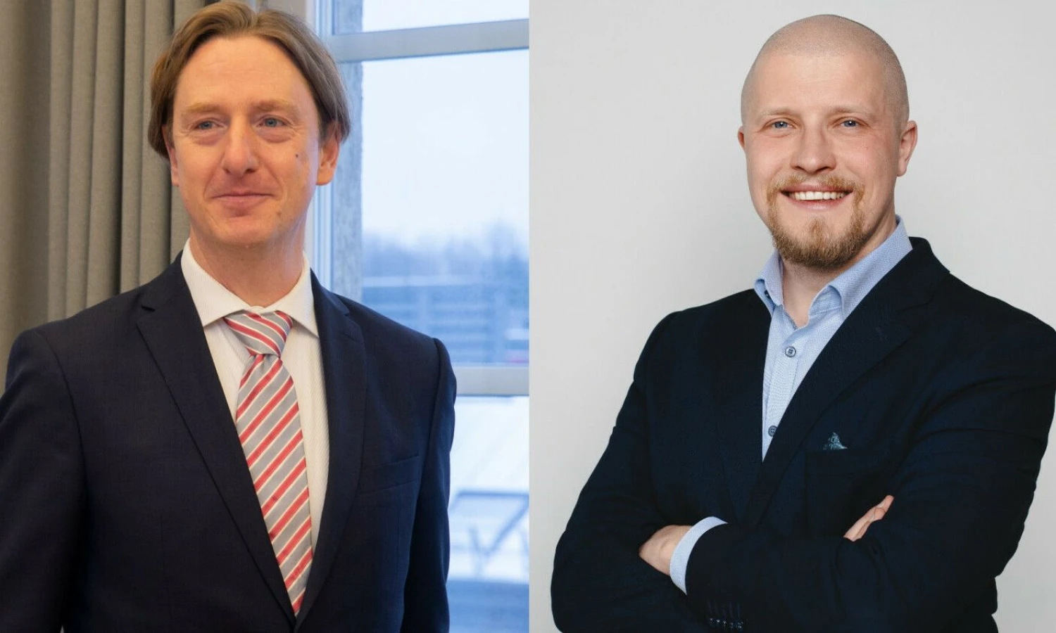 Guido Wolf, RELEVEN tvarumo ir inovacijų direktorius ir Domas Šilenskis, investicinės bendrovės „Žabolis ir partneriai kapitalo valdymas“ ryšių su investuotojais vadovas.