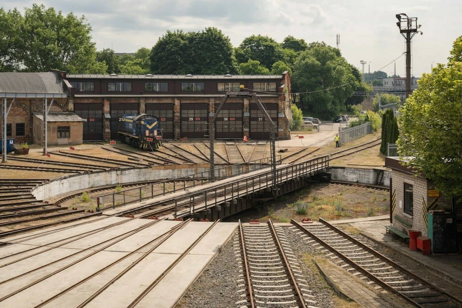 Lietuvos geležinkelių traukinių remonto depo Grįžračio lauko teritorija. Andrejaus Vasilenko / VB23 nuotr.