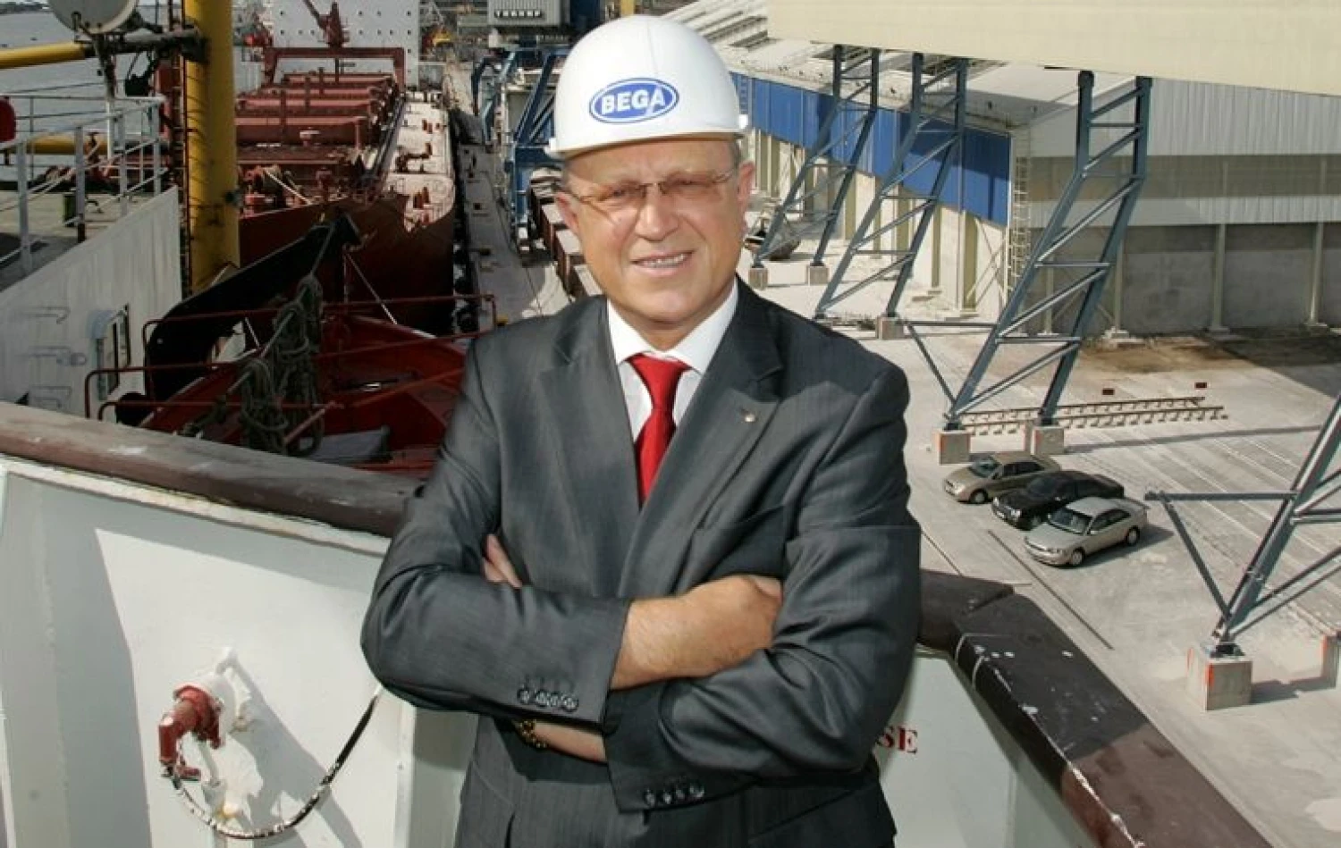 Aloyzas Kuzmarskis, UAB „Bega“ generalinis direktorius, sako, kad per artimiausius trejus metus įgyvendinus 25 mln. Eur vertės investicinę programą, „Begos“ krovos potencialas turėtų išaugti daugiau nei trečdaliu ir viršyti 10 mln. t krovinių per metus. 
Bendrovės nuotr. 