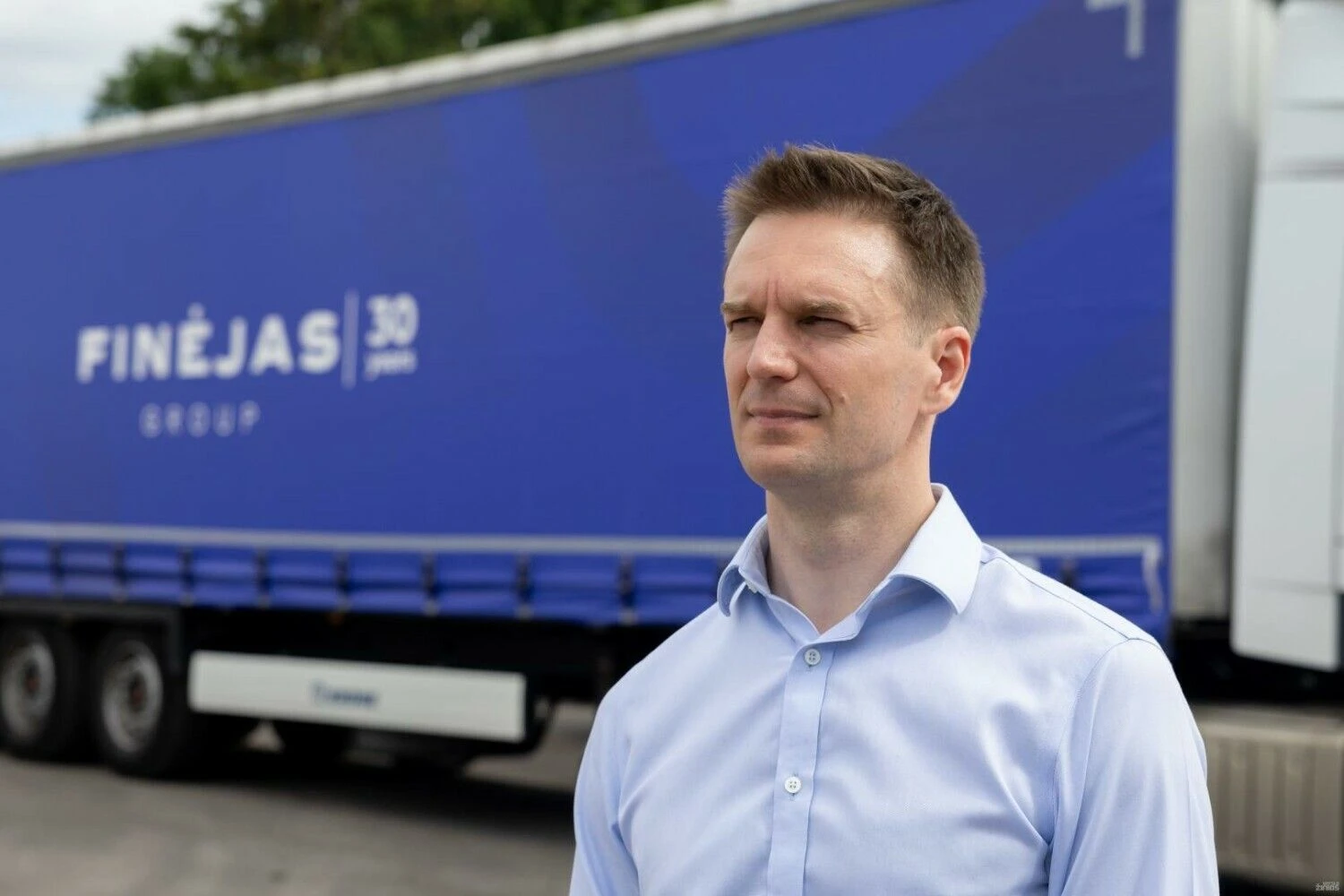 Vaidotas Lenktys, logistikos paslaugų UAB „Finėjas“ generalinis direktorius. Juditos Grigelytės (VŽ) nuotr.
