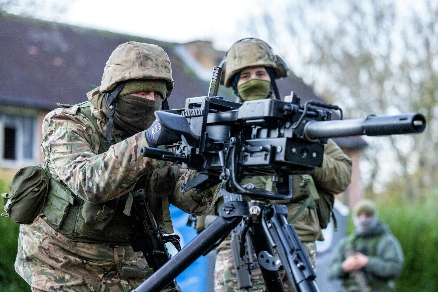 Ukrainos kariai. Andy Comminso (AFP/„Scanpix“) nuotr.