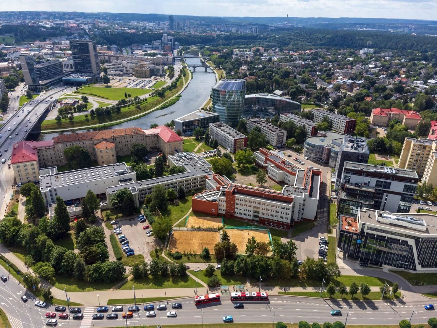 Vilniaus panorama iš oro. Vladimiro Ivanovo (VŽ) nuotr.