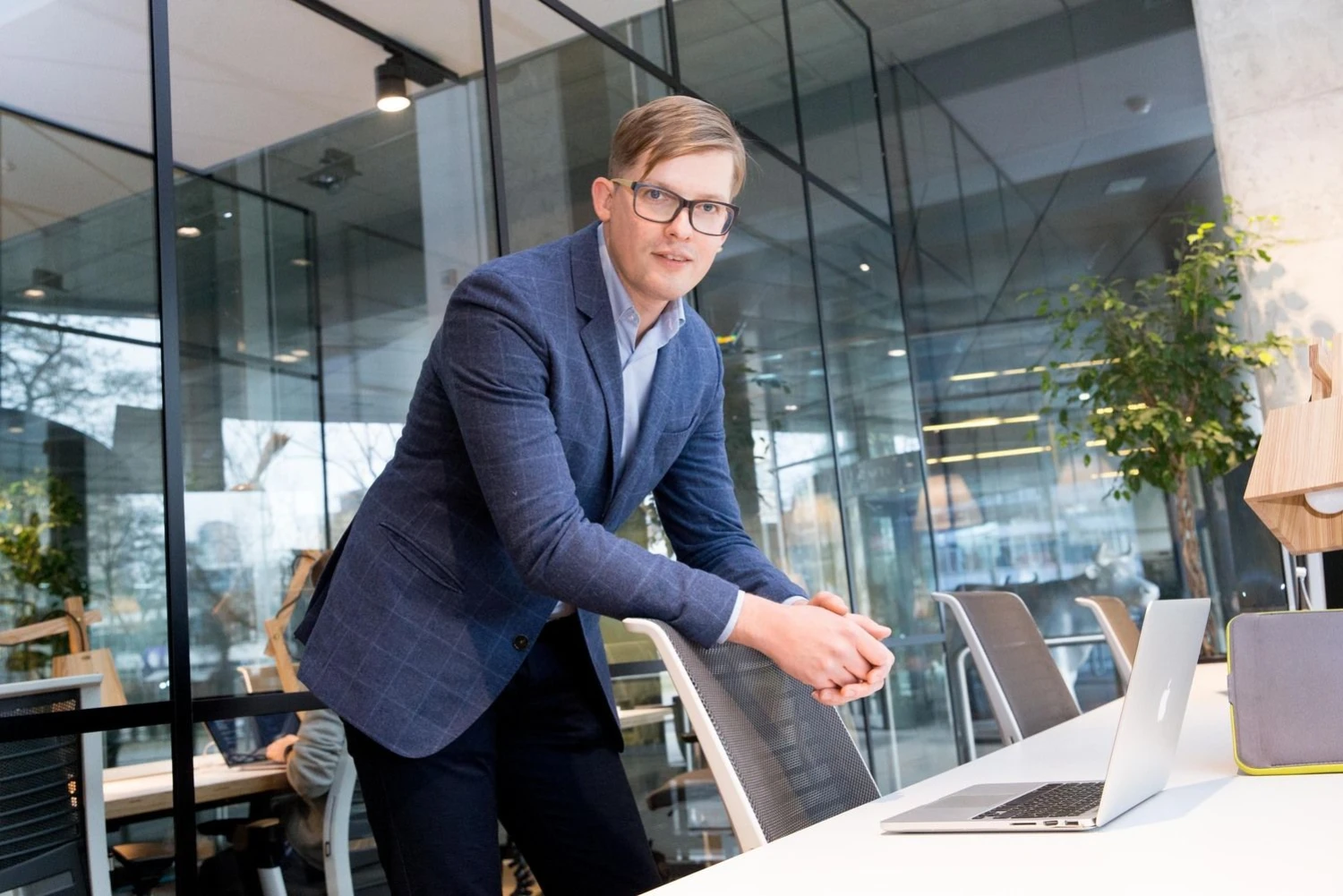Audrius Griškevičius, UAB „Finansų bitė verslui“ vadovas: „Nors šis periodas verslui labai sudėtingas, mūsų įmonei – tai galimybė.“ Juditos Grigelytės (VŽ) nuotr.