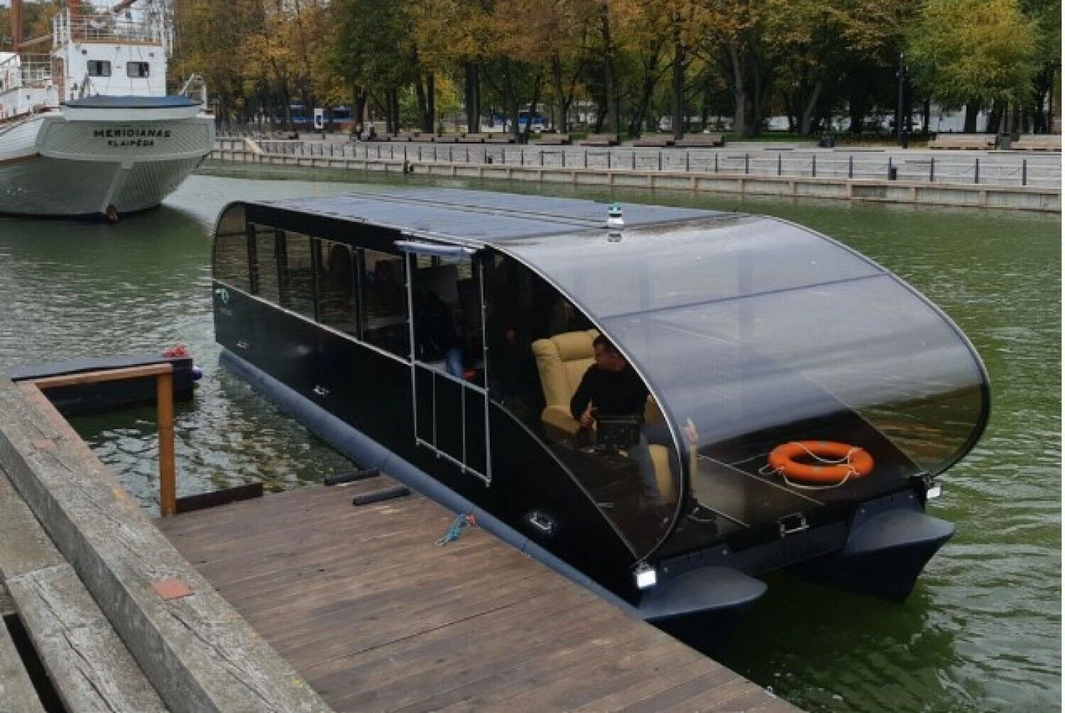 Vandens autobusas Klaipėdoje. „Popa LT“ nuotr.